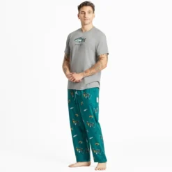 LIFE IS GOOD Men's Jake And Rocket Classic Sleep Pants 9 LIFE IS GOOD Men's Jake And Rocket Classic Sleep Pants -Default Template 3 2086094 308 alt4