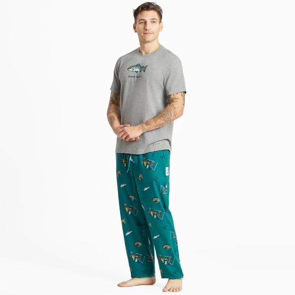 LIFE IS GOOD Men's Jake And Rocket Classic Sleep Pants 5 LIFE IS GOOD Men's Jake And Rocket Classic Sleep Pants - Image 5