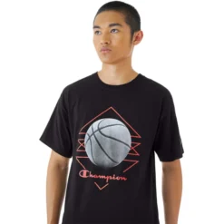 CHAMPION Men's Classic Short-Sleeve Graphic Tee 7 CHAMPION Men's Classic Short-Sleeve Graphic Tee -Default Template 3 2086981 001 alt3