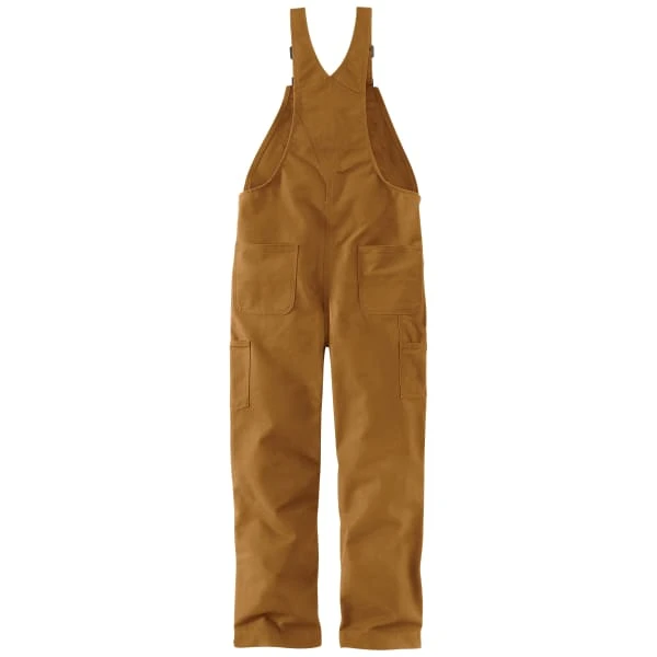 CARHARTT Men's 101626 Flame Resistant Loose Fit Duck Insulated Bib Overall 2 CARHARTT Men's 101626 Flame Resistant Loose Fit Duck Insulated Bib Overall - Image 2