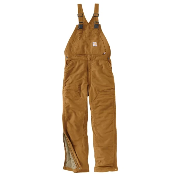 CARHARTT Men's 101626 Flame Resistant Loose Fit Duck Insulated Bib Overall 1 CARHARTT Men's 101626 Flame Resistant Loose Fit Duck Insulated Bib Overall