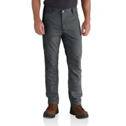 CARHARTT Men's 102821 Rugged Flex Straight Fit Canvas 5-Pocket Tapered Work Pants -Default Template 3 2089820 004 alt2