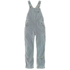 CARHARTT Women's 103042 Relaxed Fit Denim Railroad Stripe Bib Overall