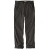 CARHARTT Men's 103342 Rugged Flex Relaxed Fit Canvas Knit-Lined Utility Work Pants, Extended Sizes