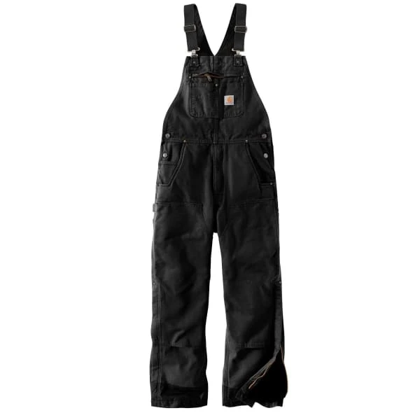 CARHARTT Men's 104031 Loose Fit Washed Duck Insulated Bib Overalls, Extended Sizes 1 CARHARTT Men's 104031 Loose Fit Washed Duck Insulated Bib Overalls, Extended Sizes