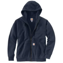 CARHARTT Men's 104078 Rain Defender Loose Fit Midweight Thermal-Lined Full-Zip Sweatshirt, Extended Sizes