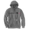CARHARTT Men's 104771 Flame Resistant Force Loose Fit Midweight Signature Logo Graphic Sweatshirt