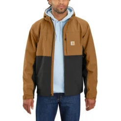 CARHARTT Men's 105751 Storm Defender Relaxed Fit Lightweight Packable Jacket, Extended Sizes -Default Template 3 2089971 274 alt3